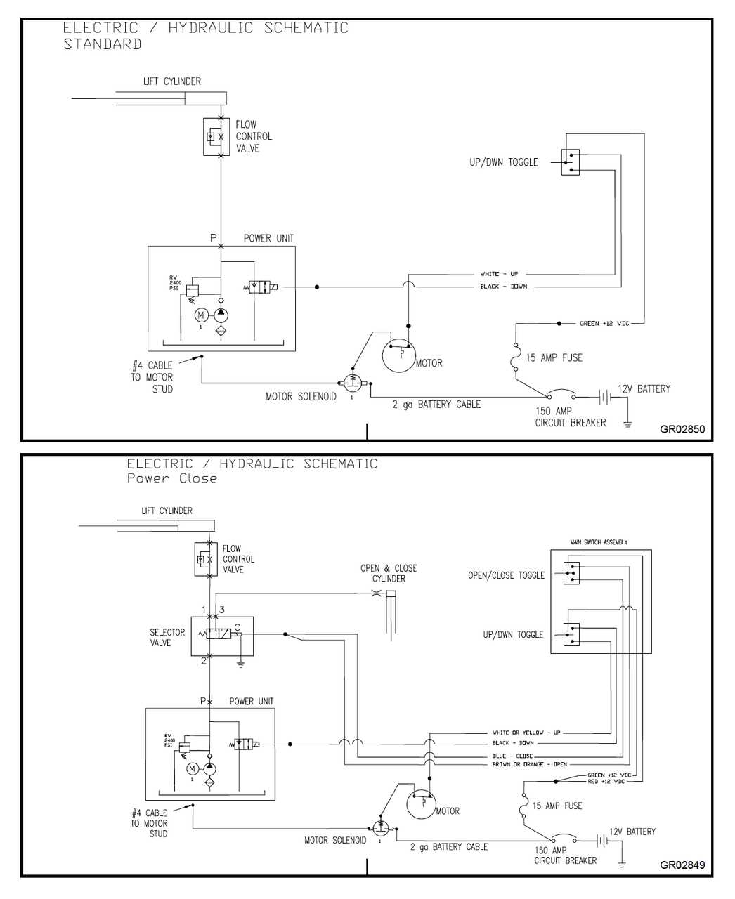 maxon 4 wire liftgate switch wiring diagram