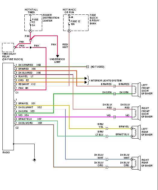 08 dodge ram radio wiring diagram