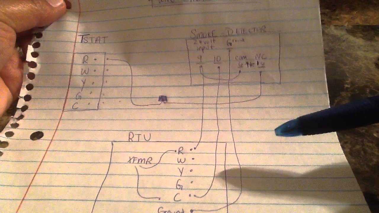 system sensor duct smoke detector wiring diagram