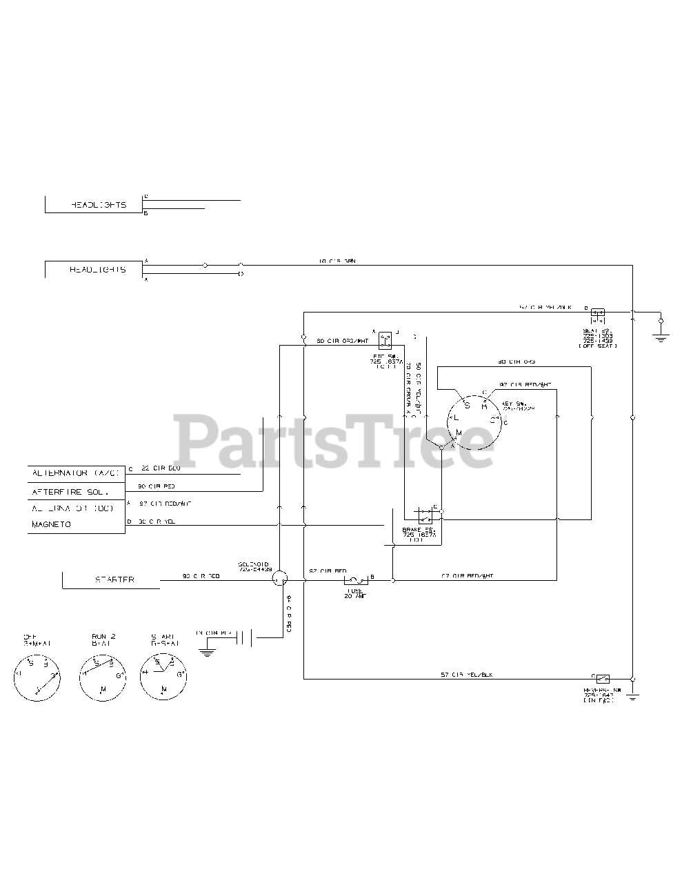 troy bilt bronco wiring diagram