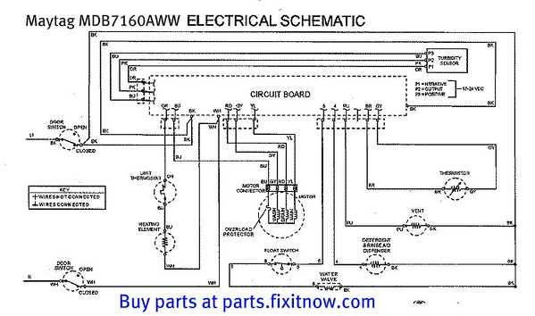 maytag 12001808 wiring diagram