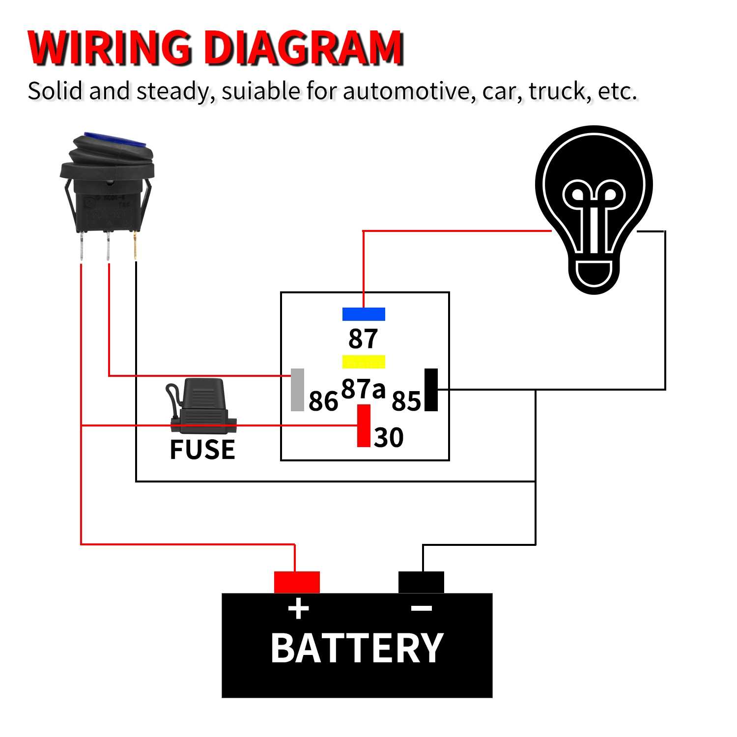 30 amp relay wiring diagram