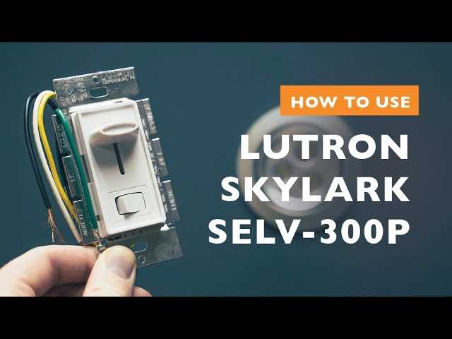 lutron skylark dimmer wiring diagram