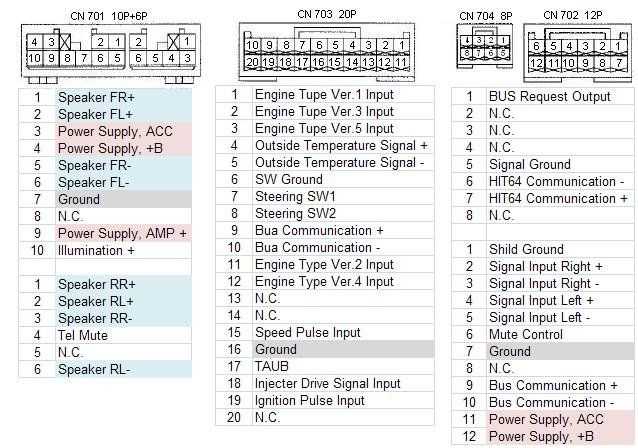 toyota radio wiring harness diagram