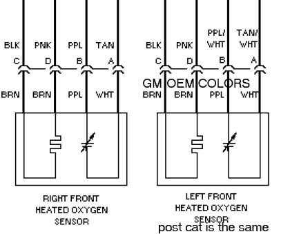 gm 4 wire o2 sensor wiring diagram