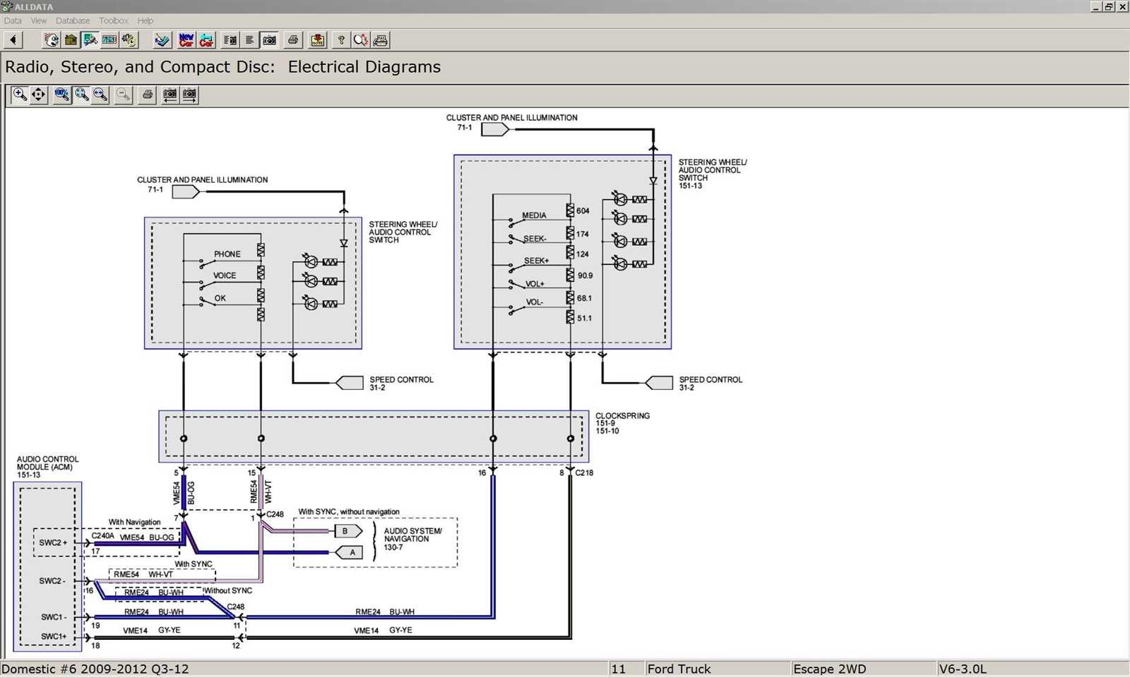 2014 ford f150 steering wheel control wiring diagram