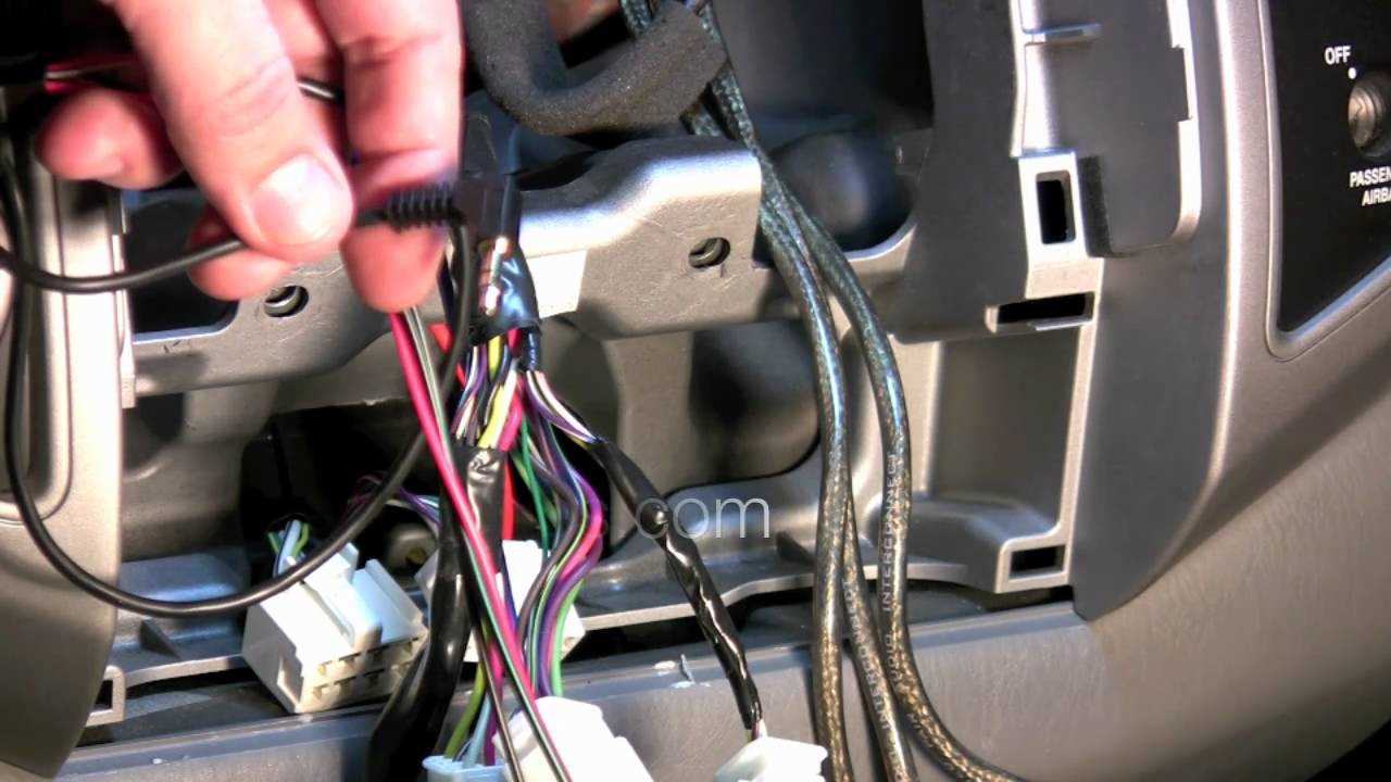toyota tacoma radio wiring diagram