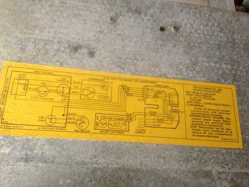 coleman ac wiring diagram