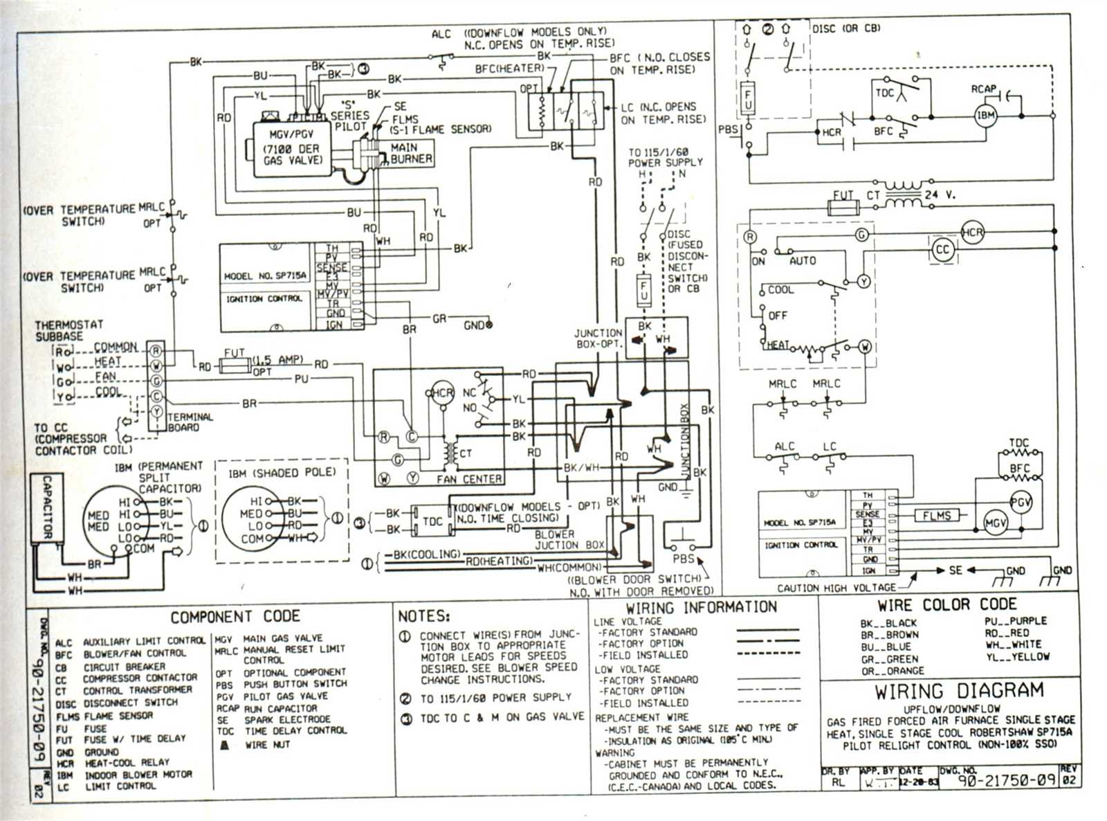 wiring diagram for rheem heat pump