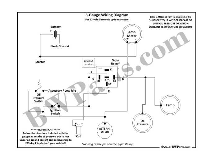 amp gauge wiring diagram