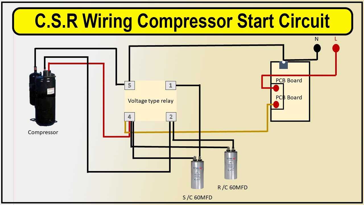 ac compressor relay wiring diagram