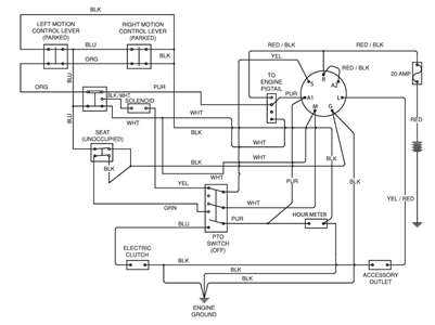 husqvarna pto switch wiring diagram