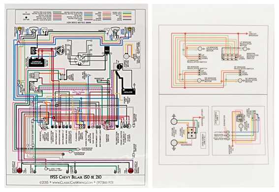 55 chevy ignition switch wiring diagram