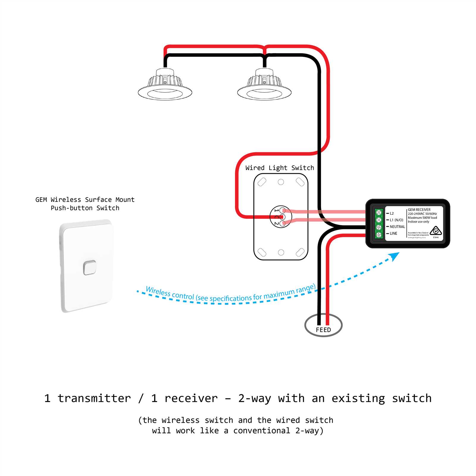 switch light wiring diagram